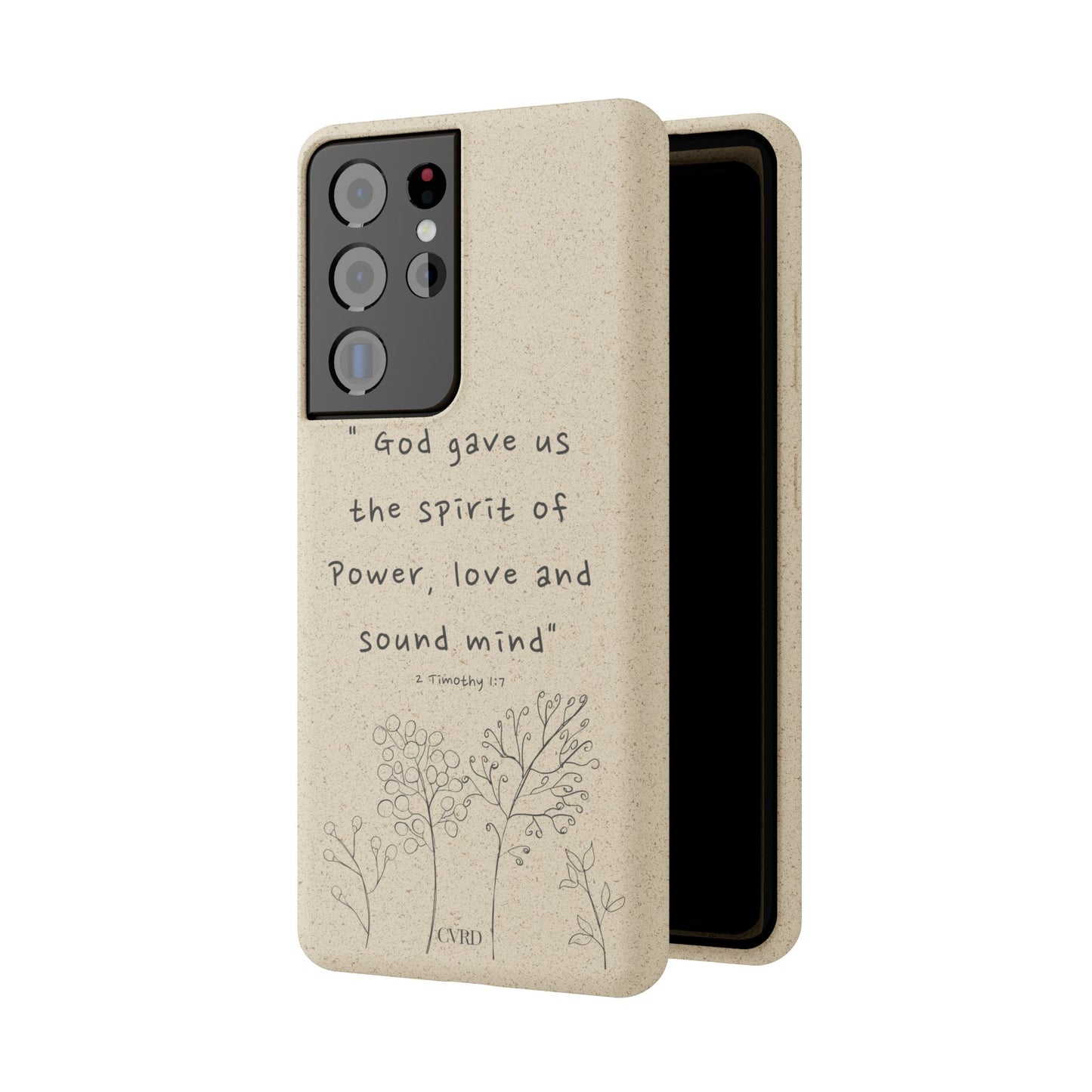 "Faith Over Fear" - Biodegradable Phone Case (2 Timothy 1:7)