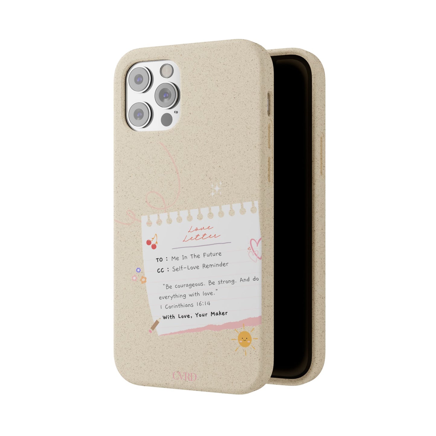 "Love Actually" - Biodegradable Phone Case (1 Corinthians 16:14)