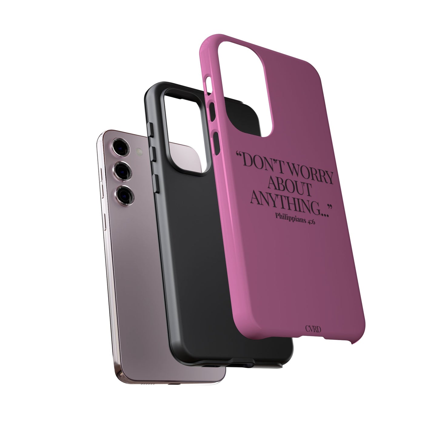 Pretty in Pink Phone Case (Philippians 4:6)