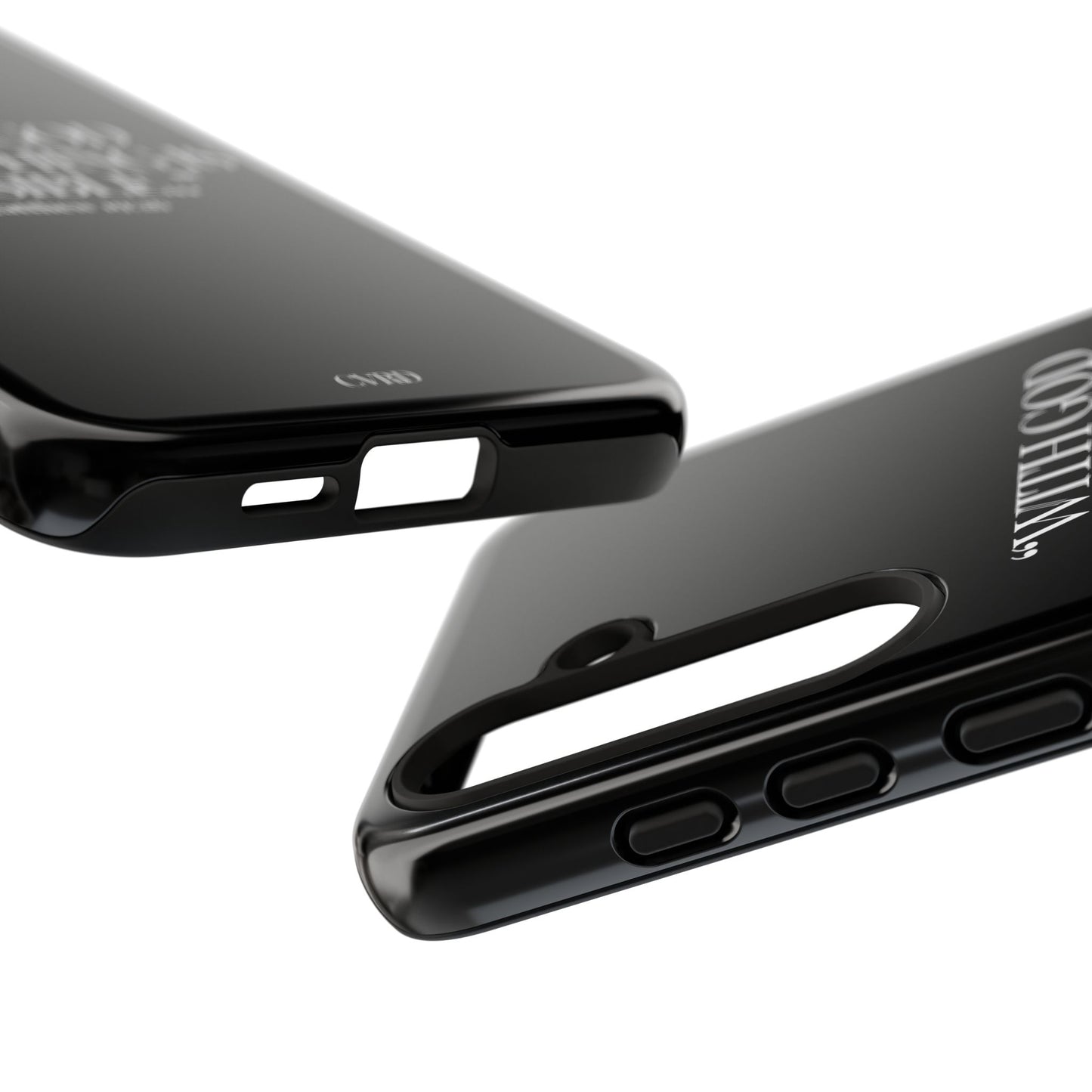"Endless Possibilties" - Black Phone Case (Matthew 19:26)