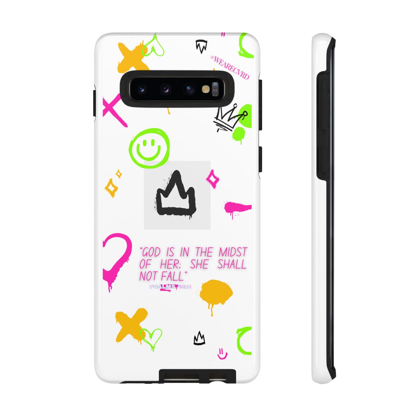 "Girl Power" - White Phone Case (Psalms 46:5)