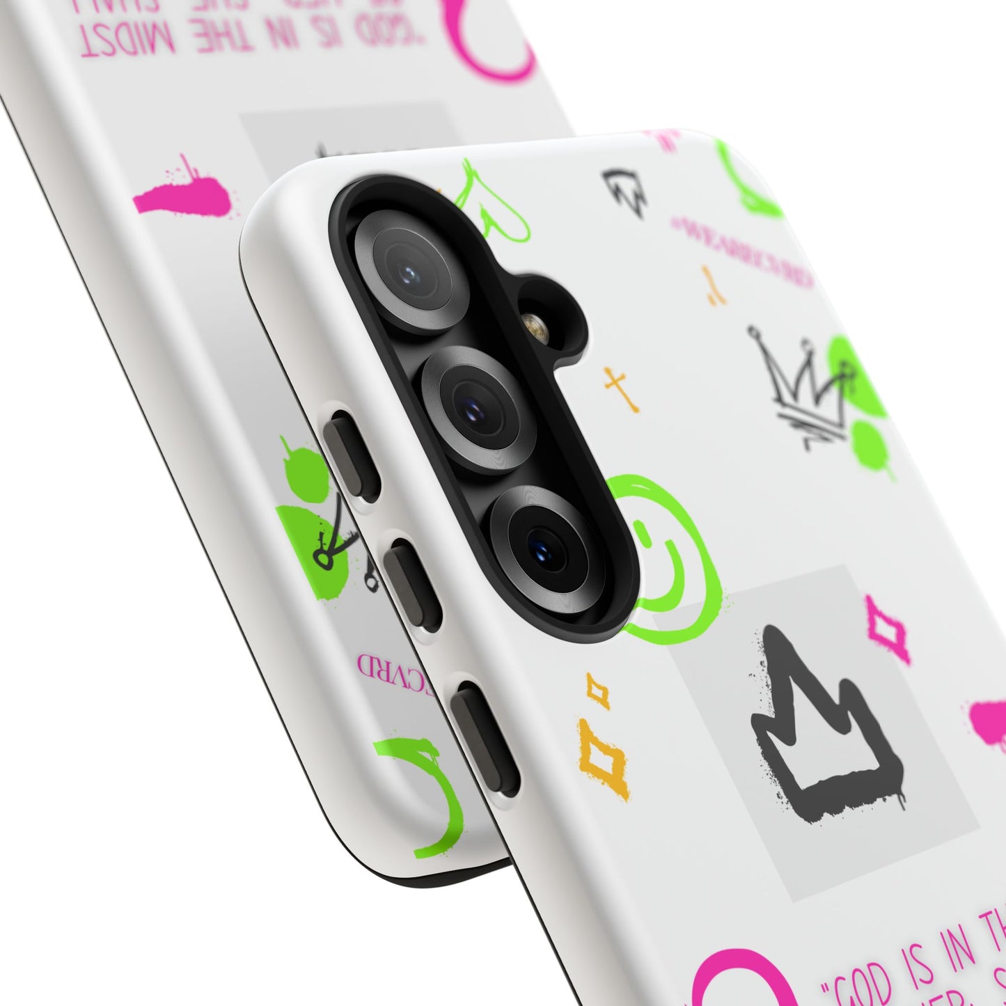 "Girl Power" - White Phone Case (Psalms 46:5)