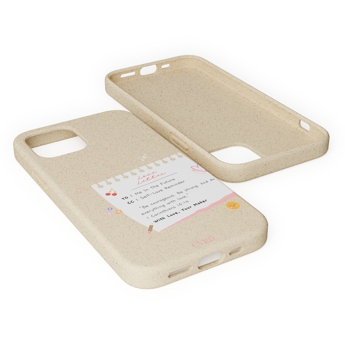 "Love Actually" - Biodegradable Phone Case (1 Corinthians 16:14)
