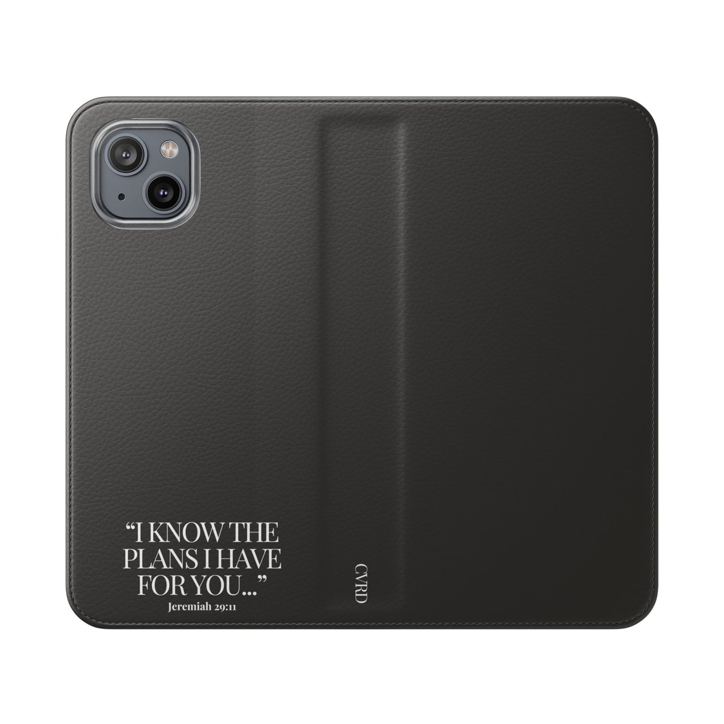 "God's Plan" - Black Phone Case (Jeremiah 29:11)
