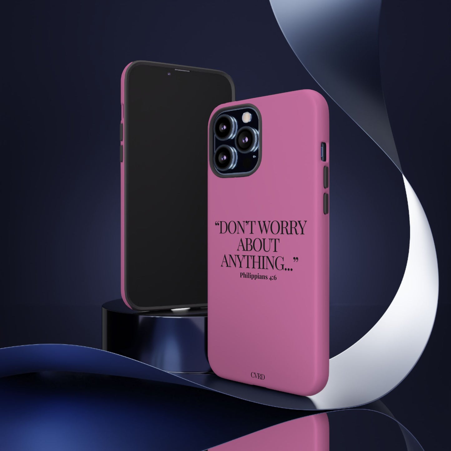 Pretty in Pink Phone Case (Philippians 4:6)