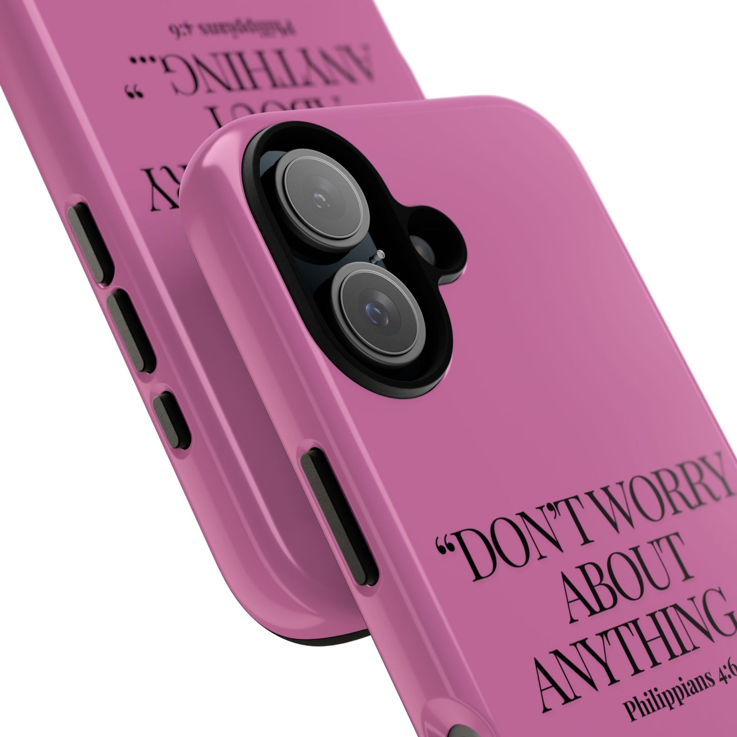 Pretty in Pink Phone Case (Philippians 4:6)