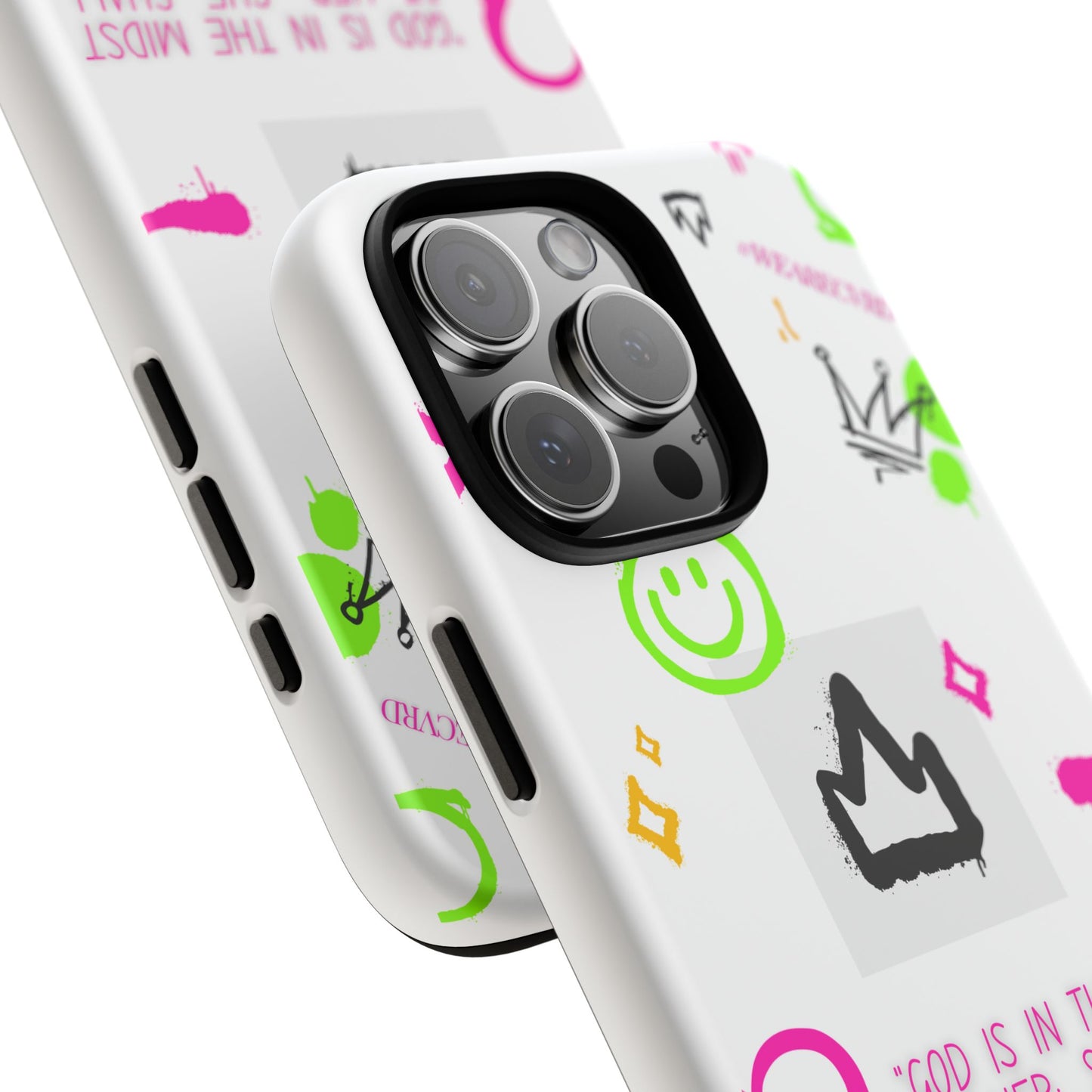 "Girl Power" - White Phone Case (Psalms 46:5)