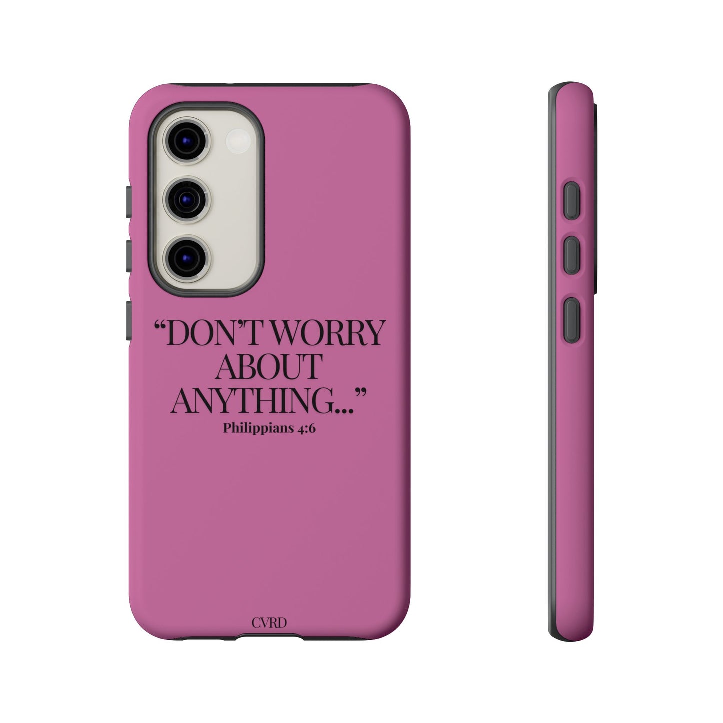 Pretty in Pink Phone Case (Philippians 4:6)