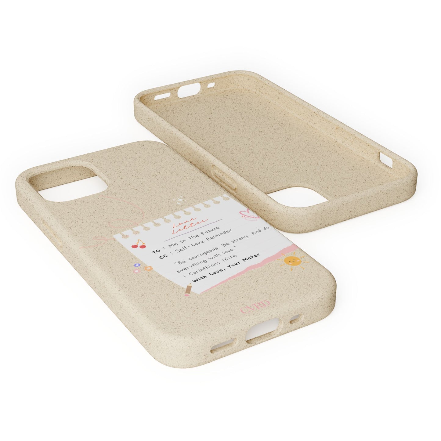 "Love Actually" - Biodegradable Phone Case (1 Corinthians 16:14)