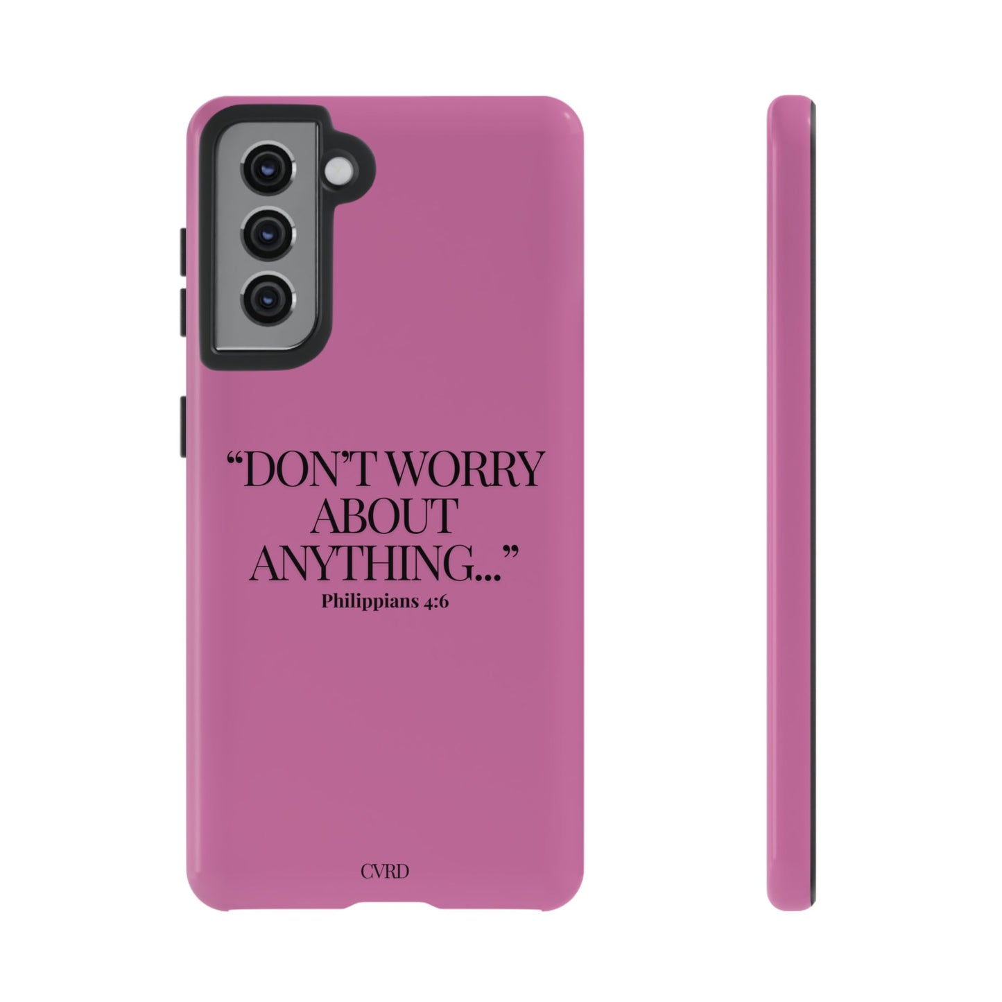 Pretty in Pink Phone Case (Philippians 4:6)