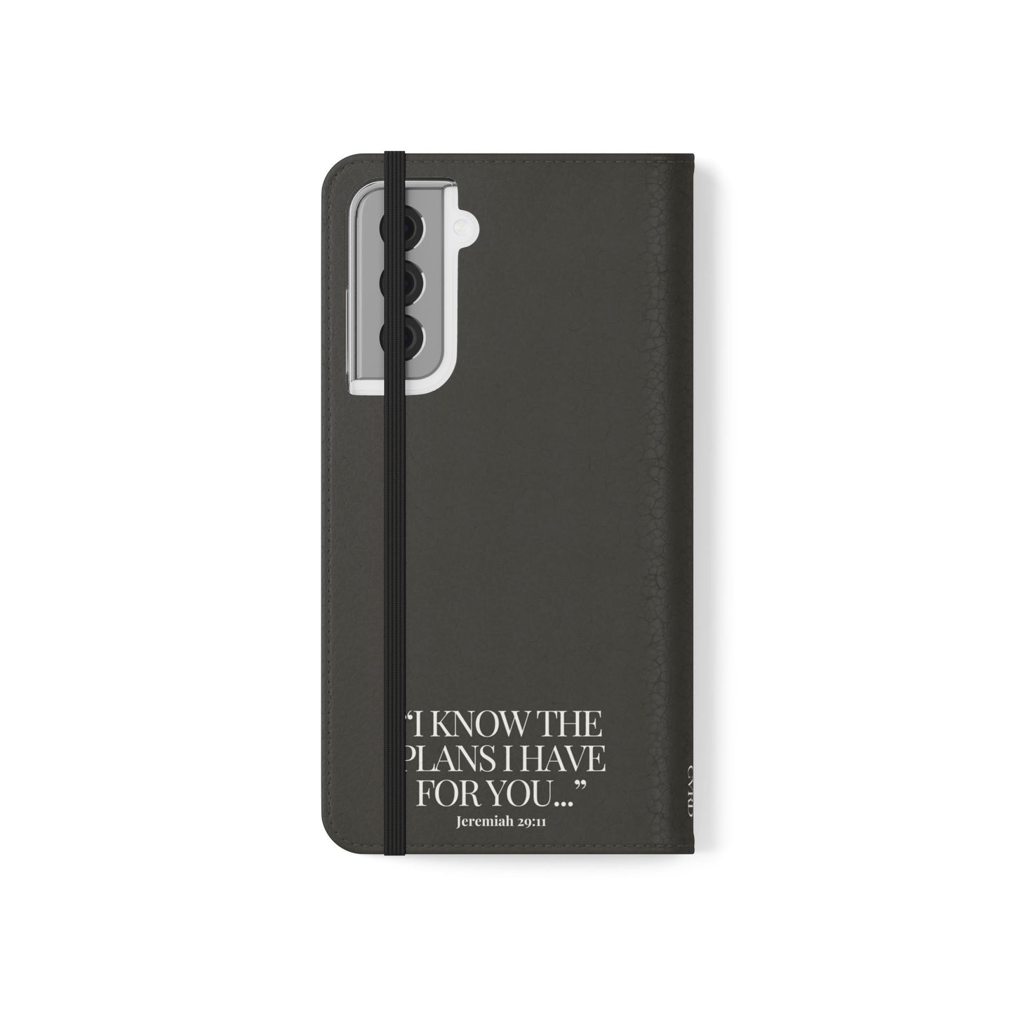 "God's Plan" - Black Phone Case (Jeremiah 29:11)