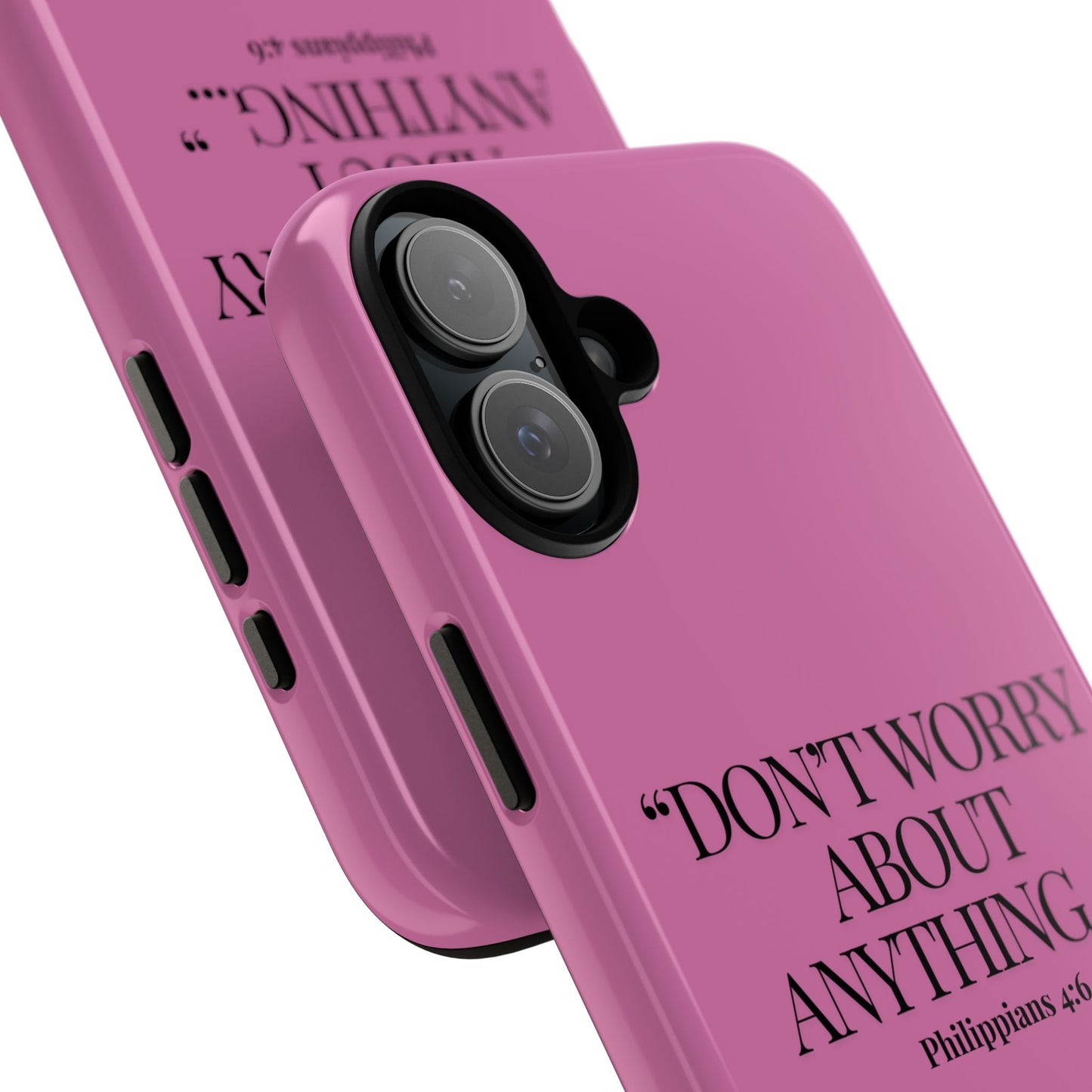 Pretty in Pink Phone Case (Philippians 4:6)