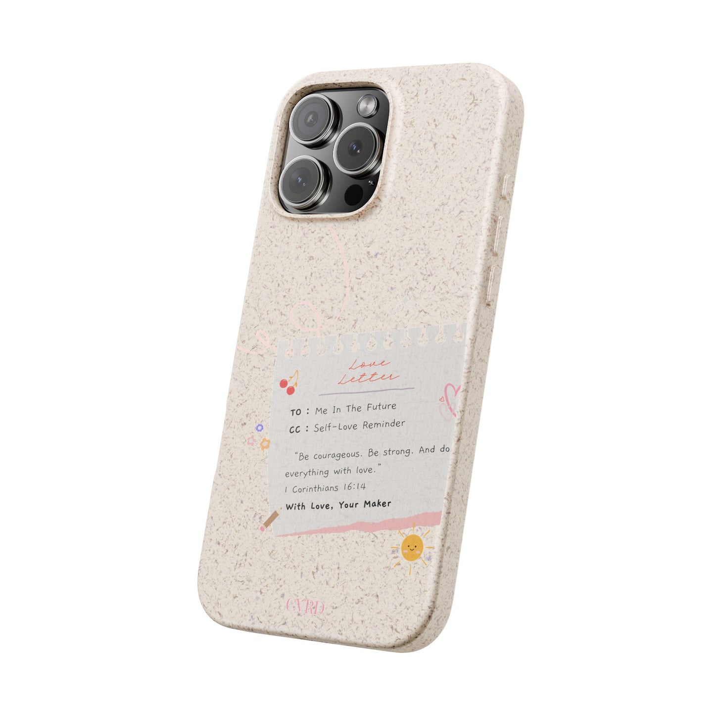 "Love Actually" - Biodegradable Phone Case (1 Corinthians 16:14)