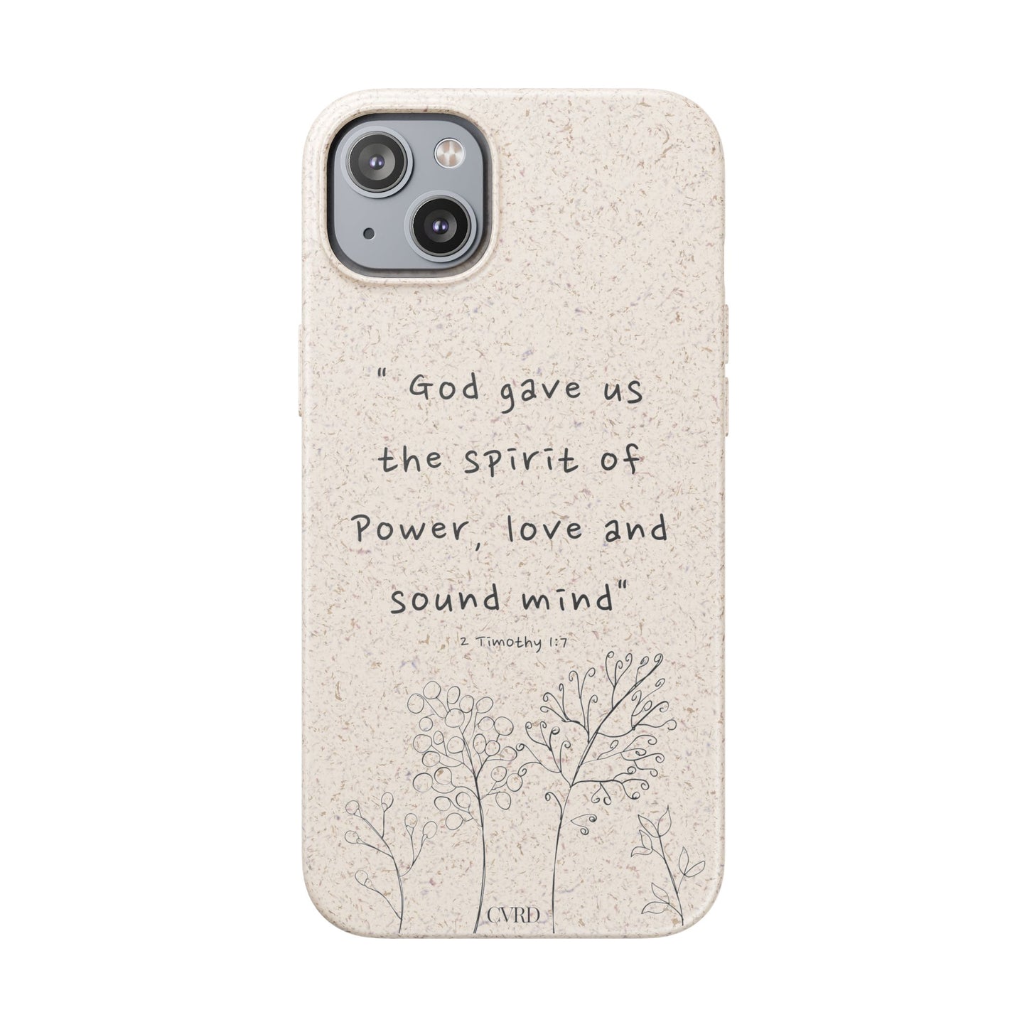 "Faith Over Fear" - Biodegradable Phone Case (2 Timothy 1:7)