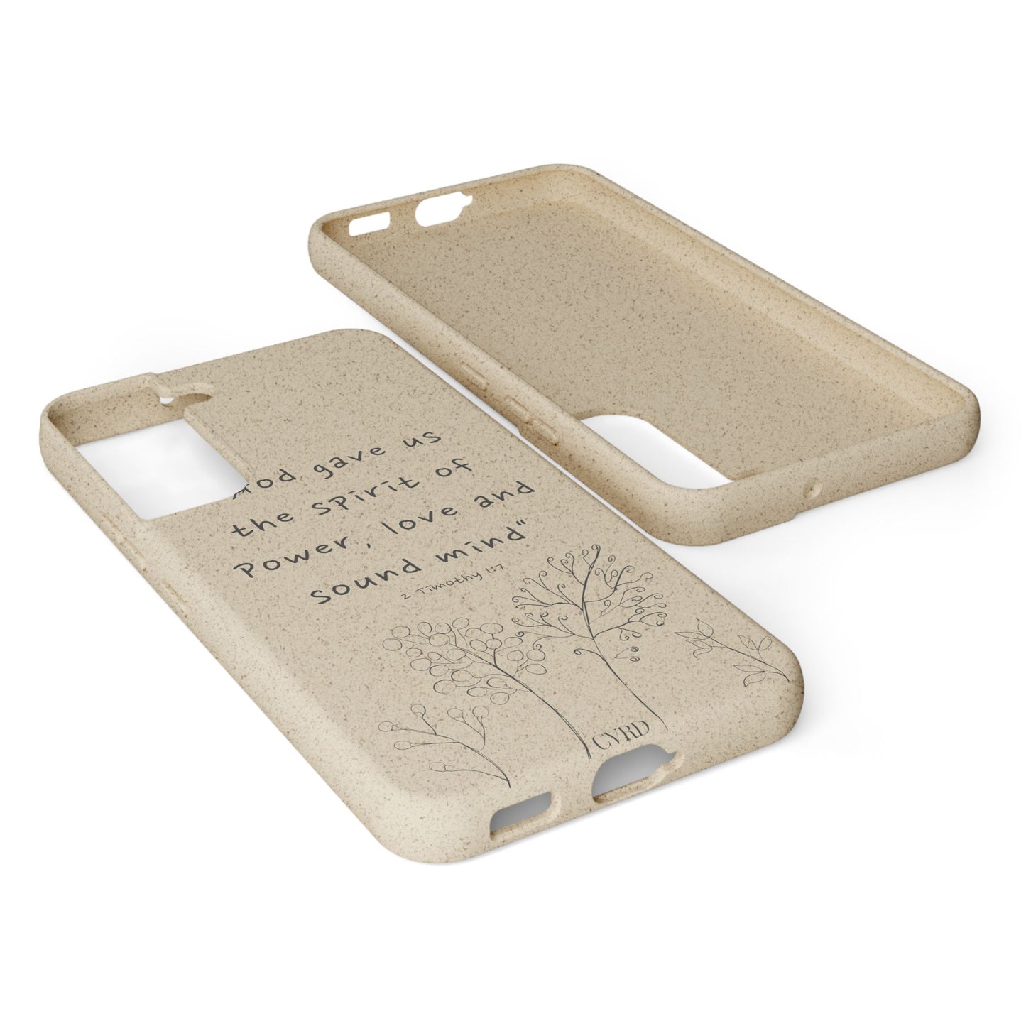 "Faith Over Fear" - Biodegradable Phone Case (2 Timothy 1:7)