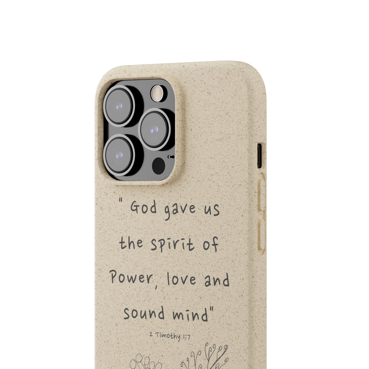 "Faith Over Fear" - Biodegradable Phone Case (2 Timothy 1:7)