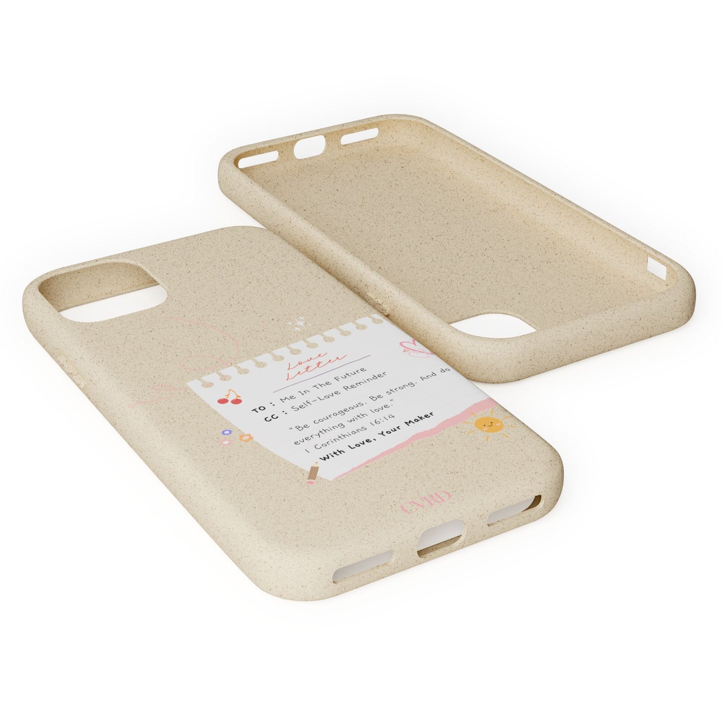 "Love Actually" - Biodegradable Phone Case (1 Corinthians 16:14)