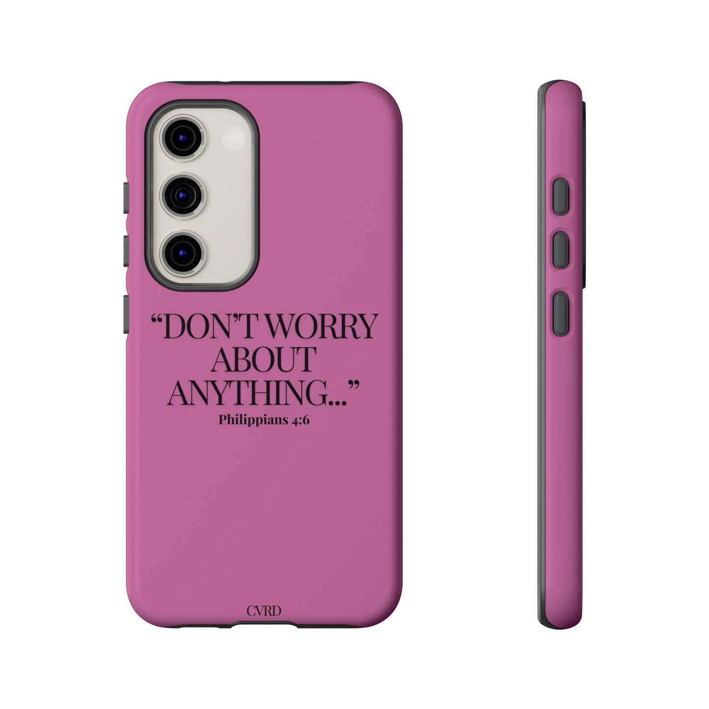 Pretty in Pink Phone Case (Philippians 4:6)