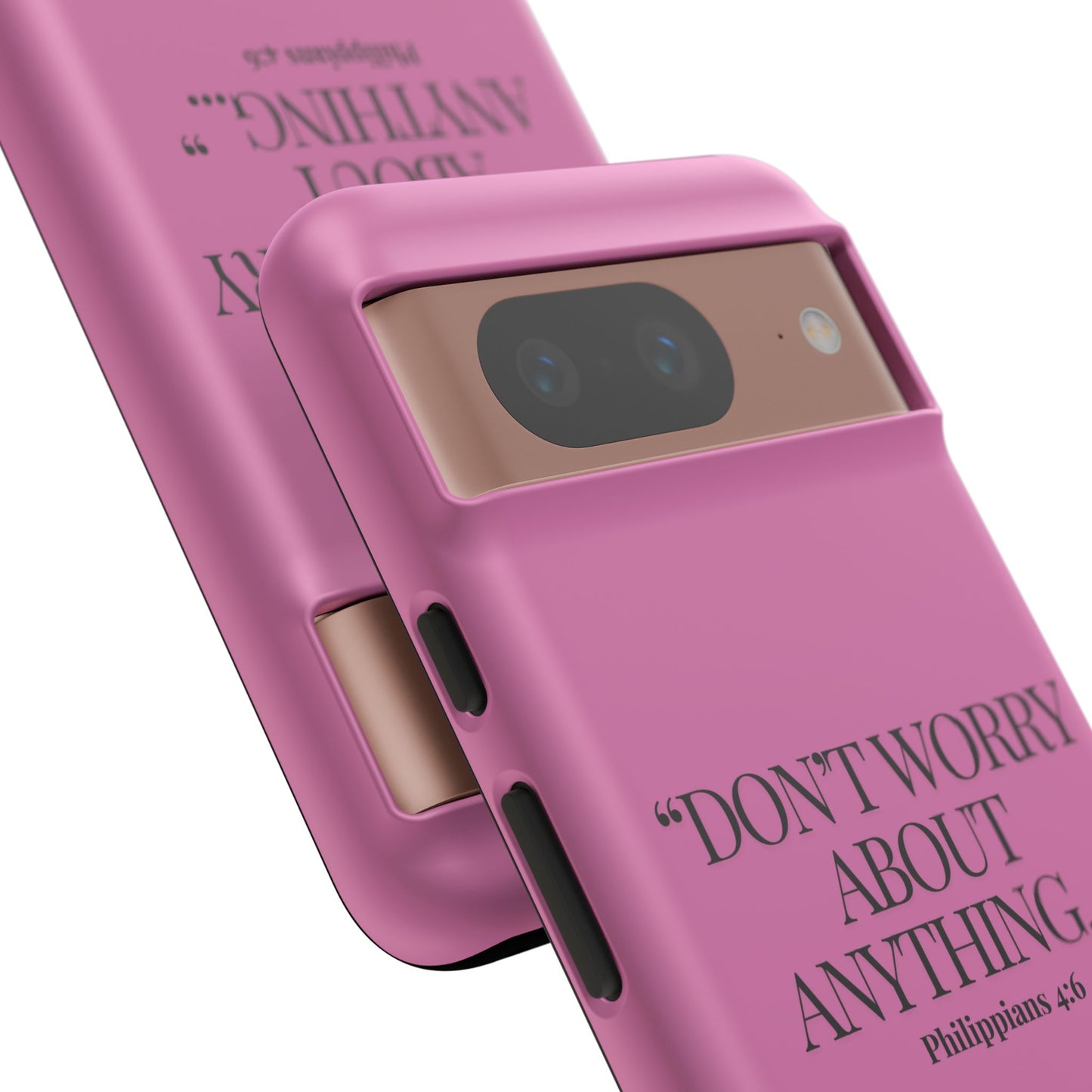 Pretty in Pink Phone Case (Philippians 4:6)