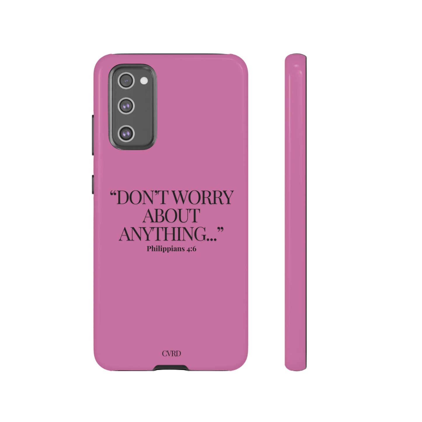Pretty in Pink Phone Case (Philippians 4:6)