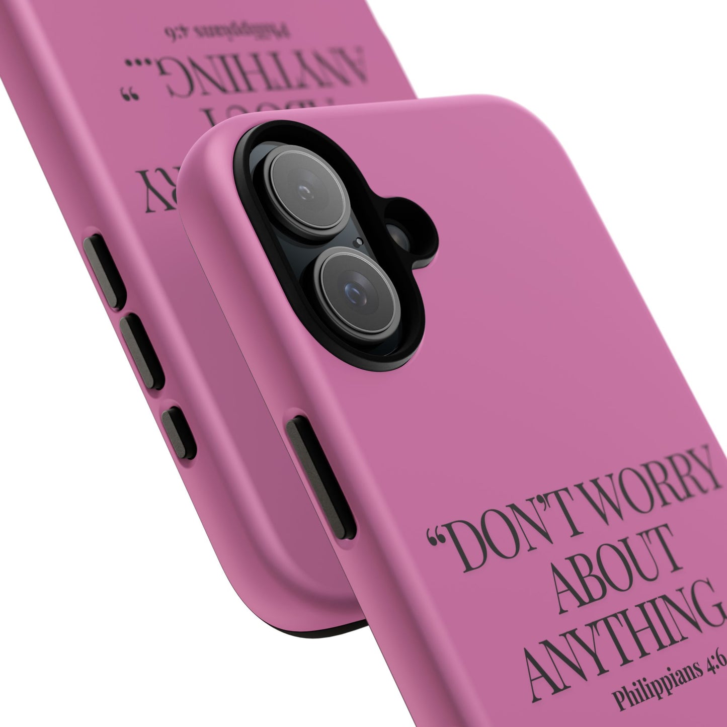 Pretty in Pink Phone Case (Philippians 4:6)