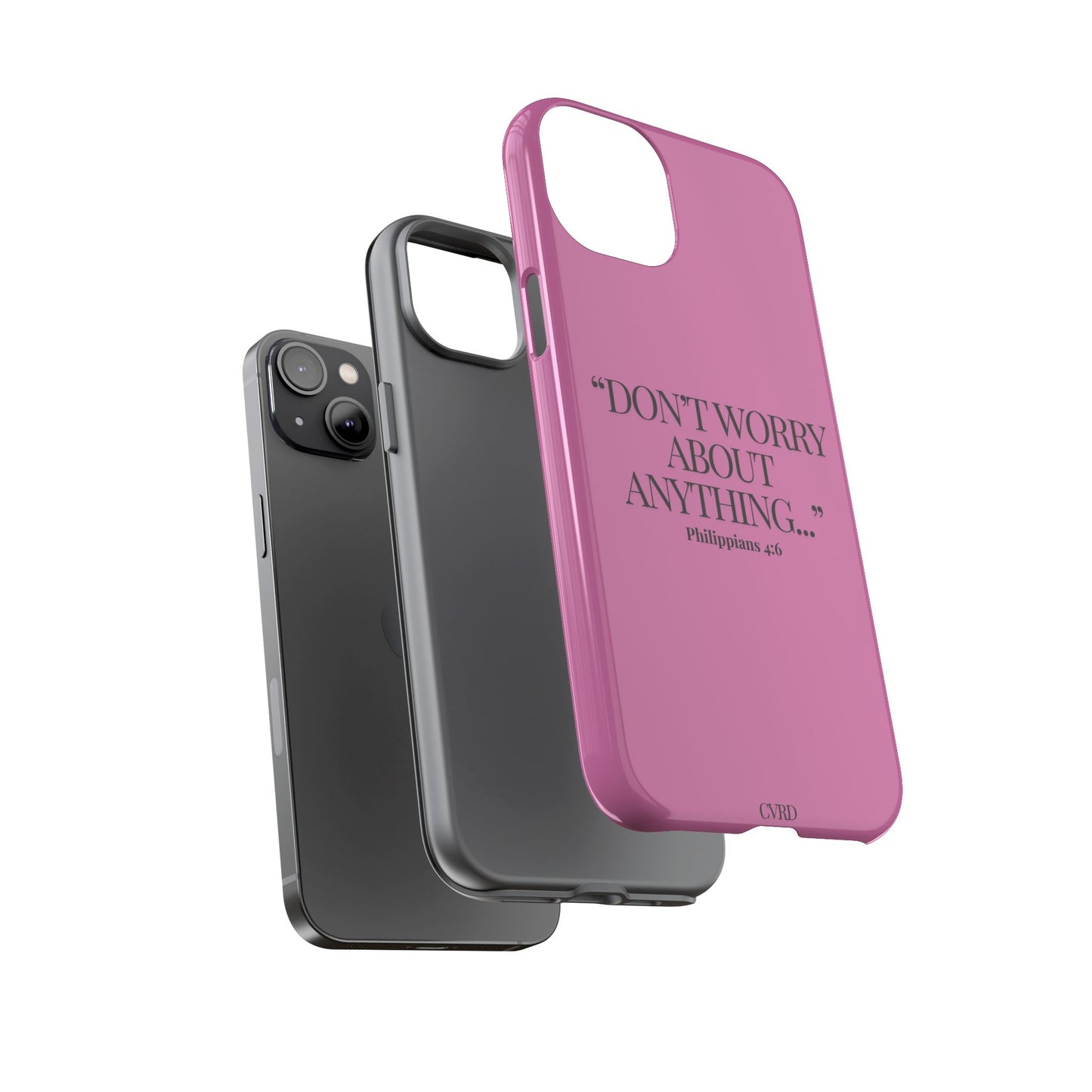 Pretty in Pink Phone Case (Philippians 4:6)