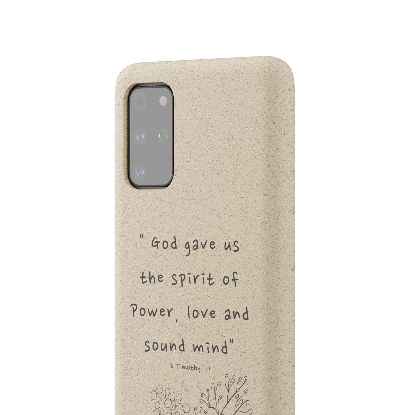 "Faith Over Fear" - Biodegradable Phone Case (2 Timothy 1:7)