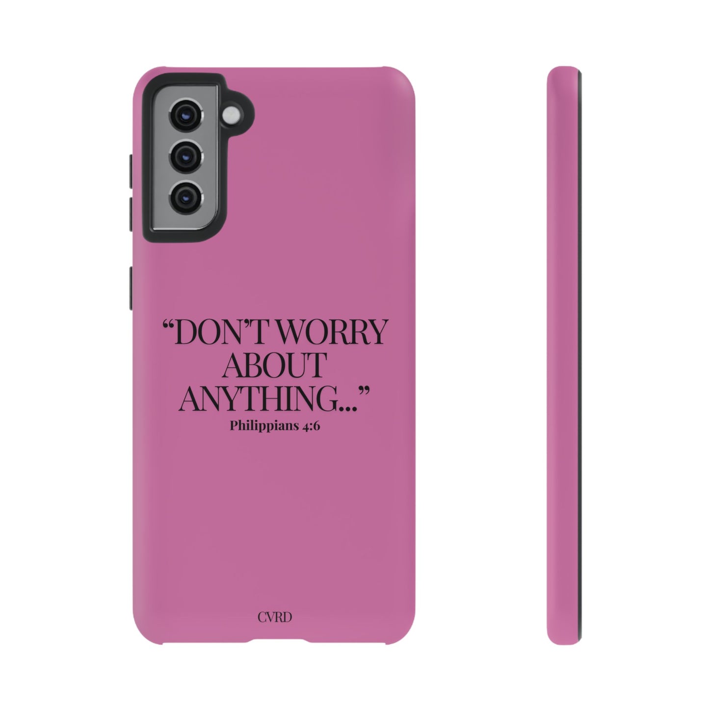 Pretty in Pink Phone Case (Philippians 4:6)