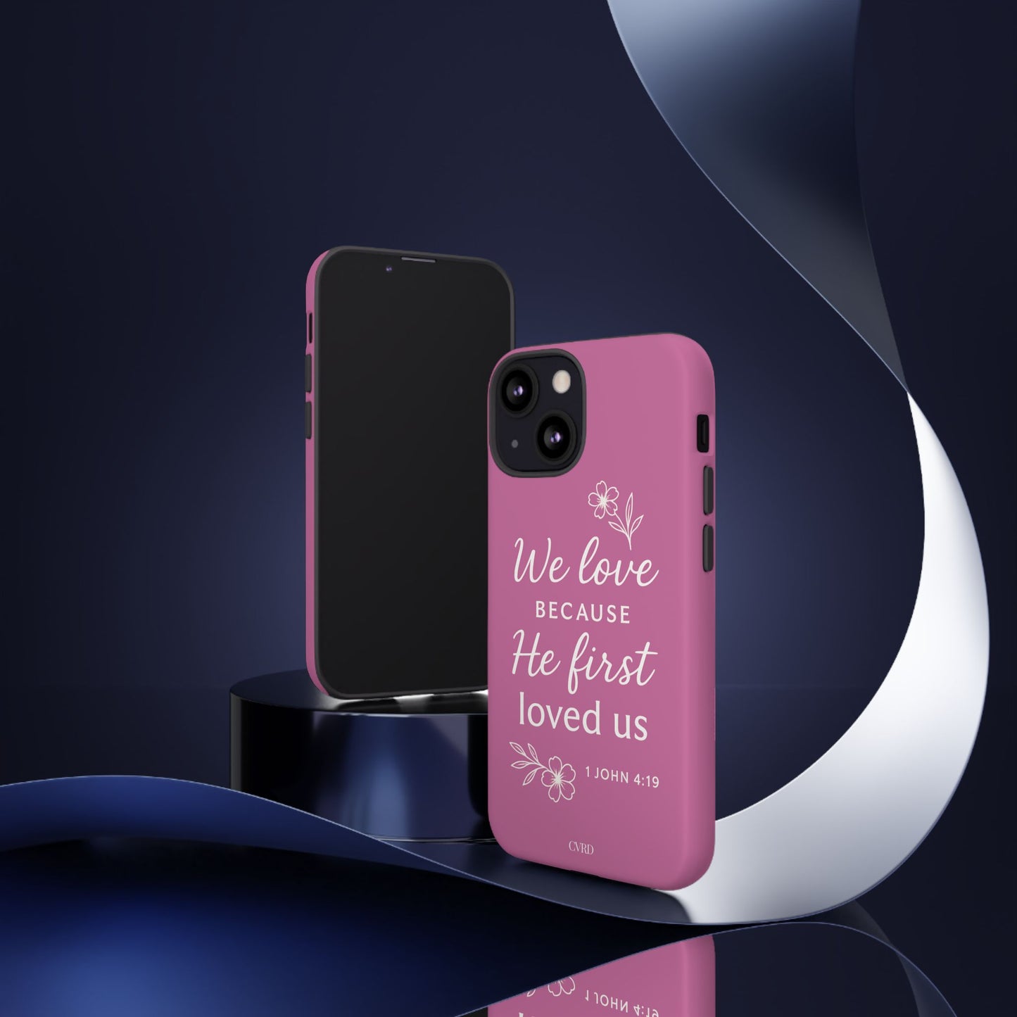 "First Love" - Pink Phone Case (1 John 4:19)