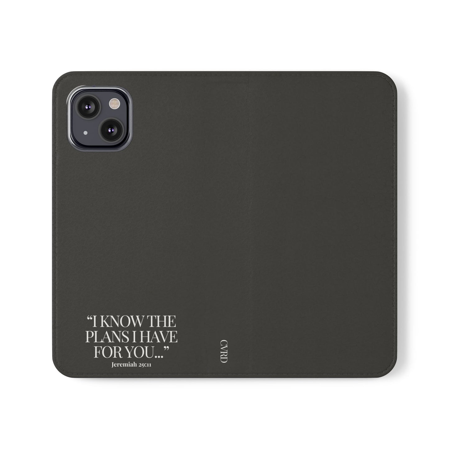 "God's Plan" - Black Phone Case (Jeremiah 29:11)