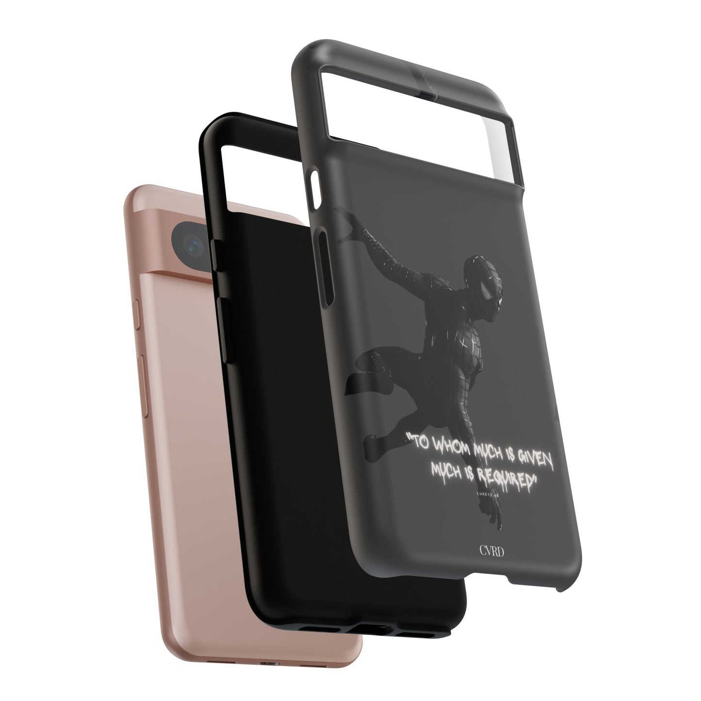 "Responsibility" - Black Phone Case (Luke 12:48)