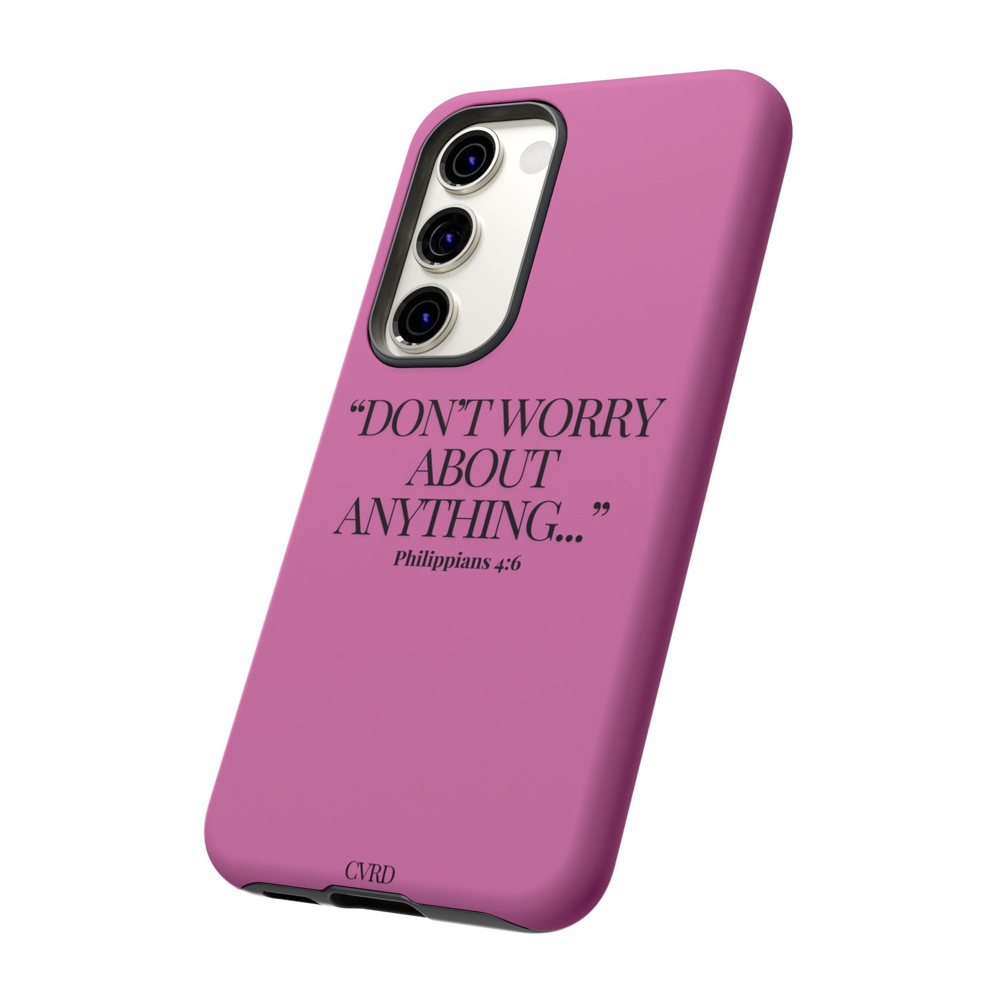 Pretty in Pink Phone Case (Philippians 4:6)