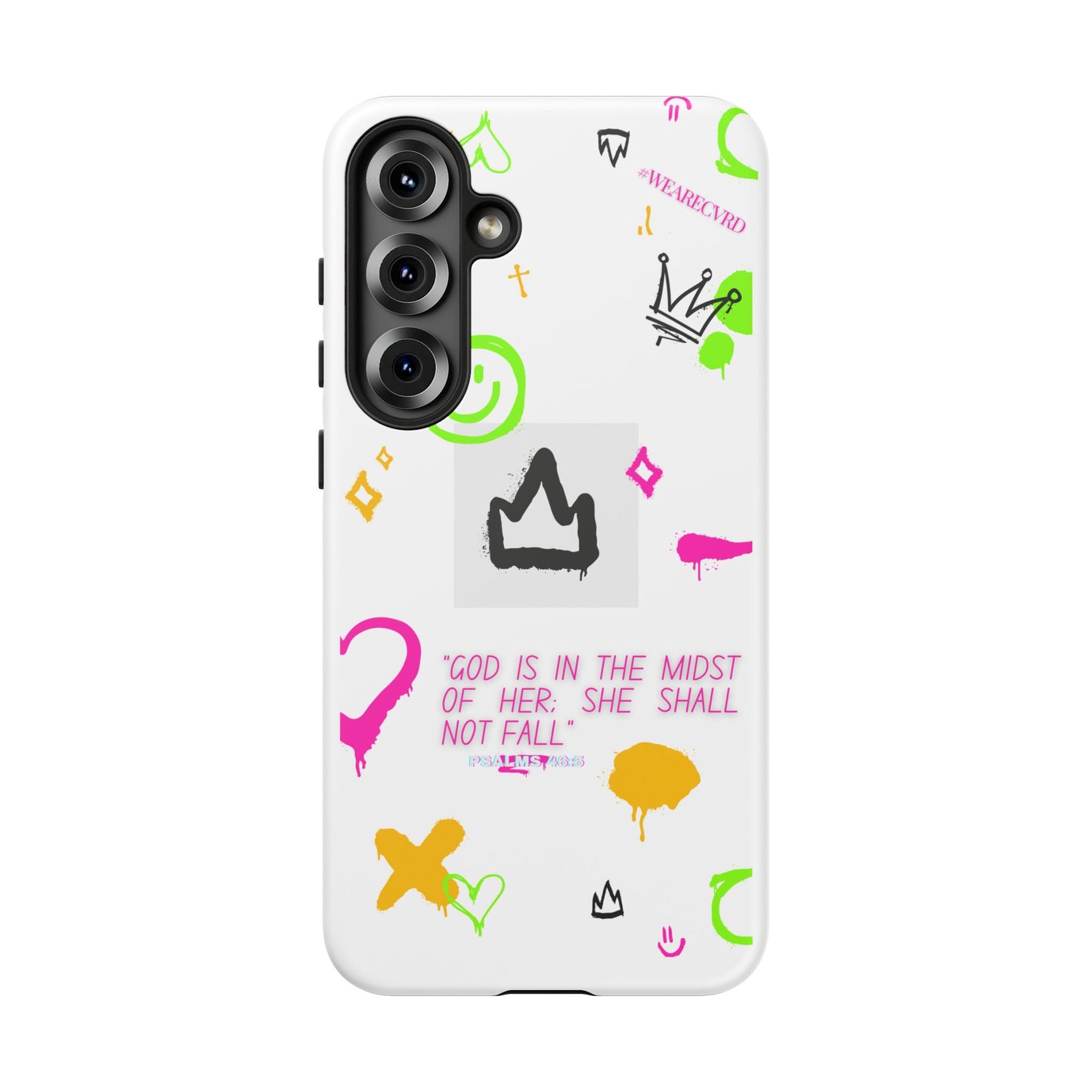 "Girl Power" - White Phone Case (Psalms 46:5)