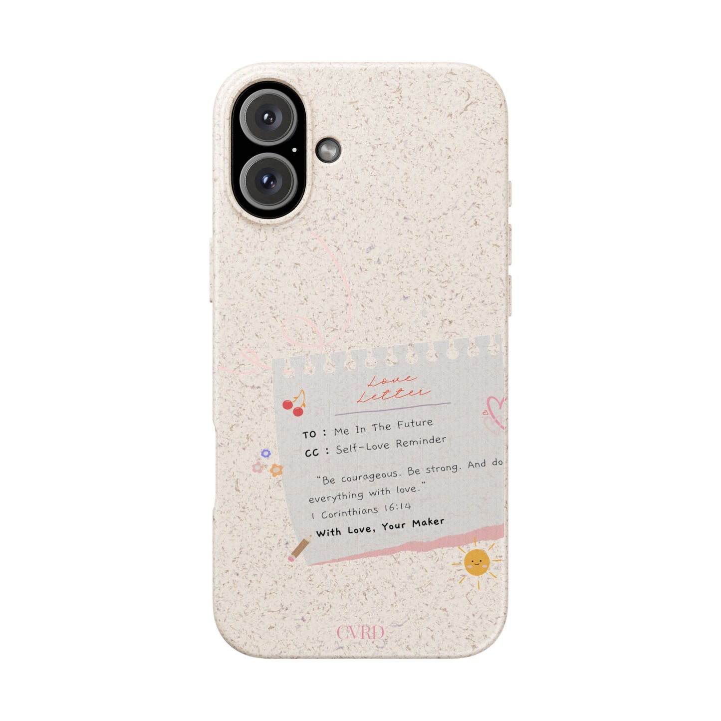 "Love Actually" - Biodegradable Phone Case (1 Corinthians 16:14)