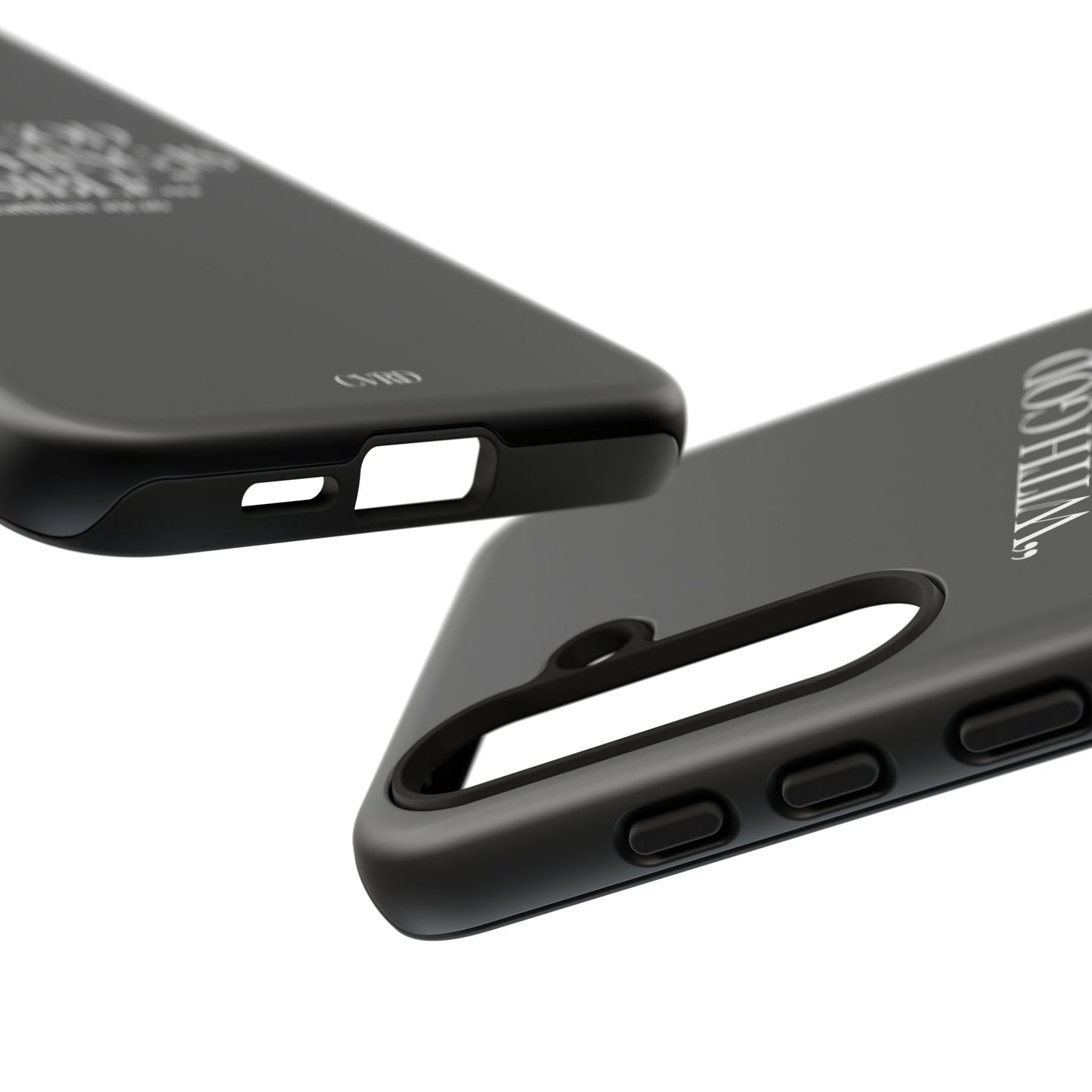 "Endless Possibilties" - Black Phone Case (Matthew 19:26)