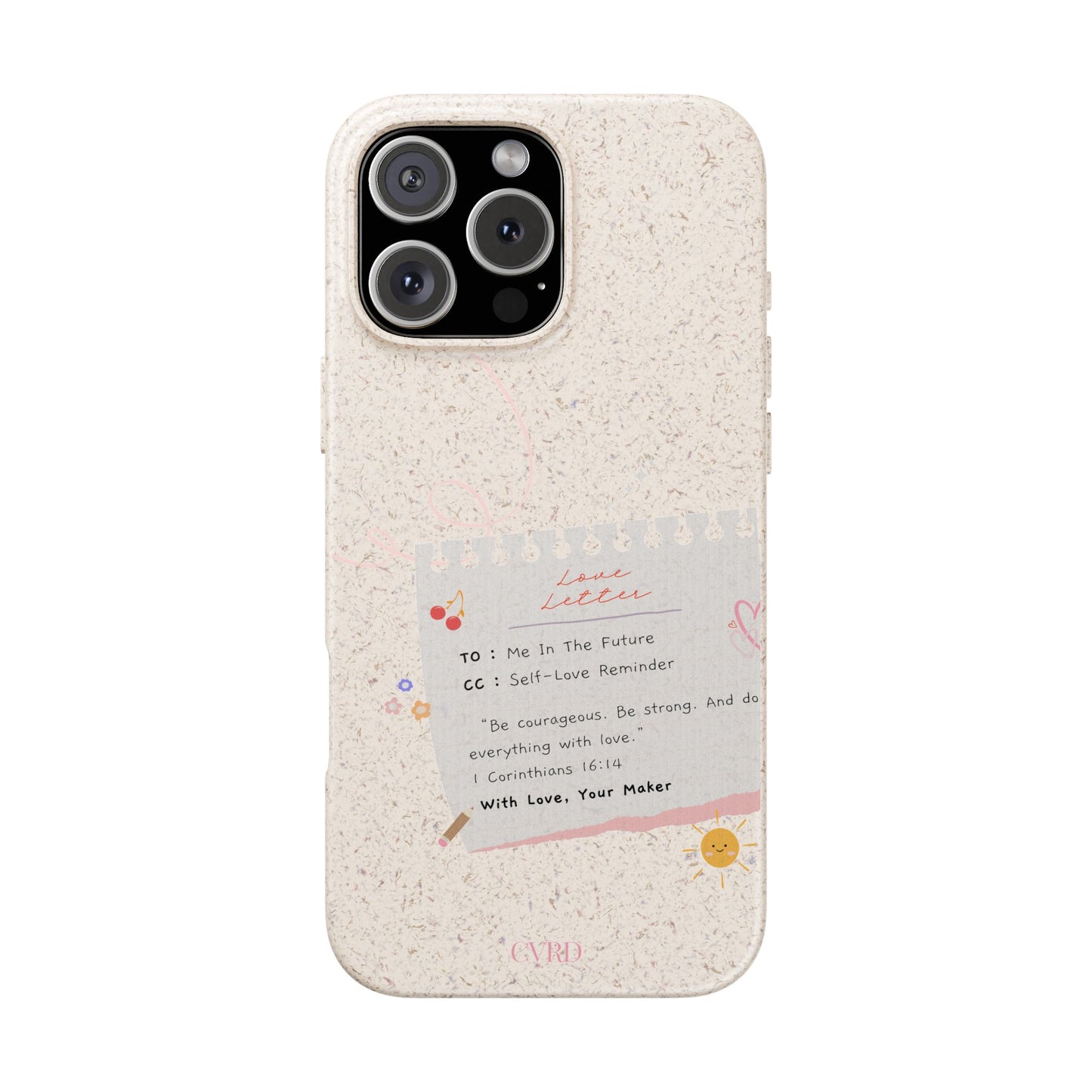 "Love Actually" - Biodegradable Phone Case (1 Corinthians 16:14)