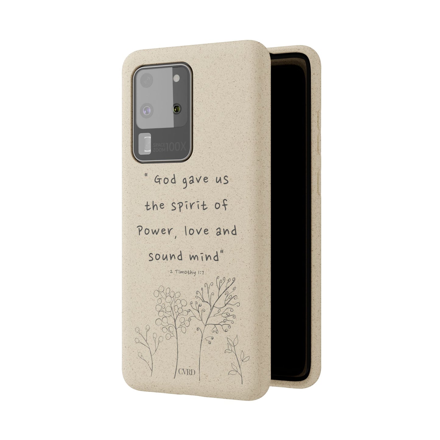 "Faith Over Fear" - Biodegradable Phone Case (2 Timothy 1:7)