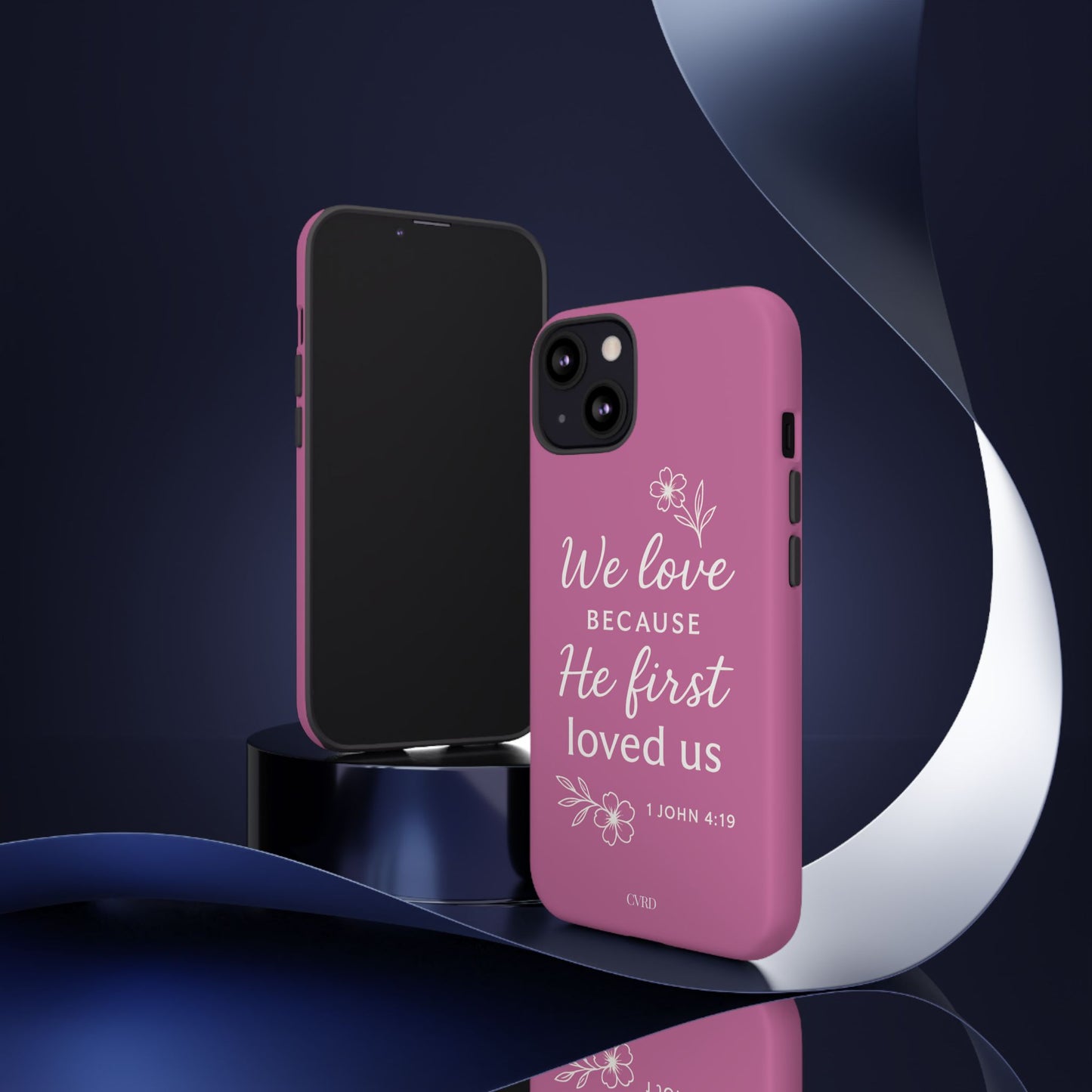 "First Love" - Pink Phone Case (1 John 4:19)