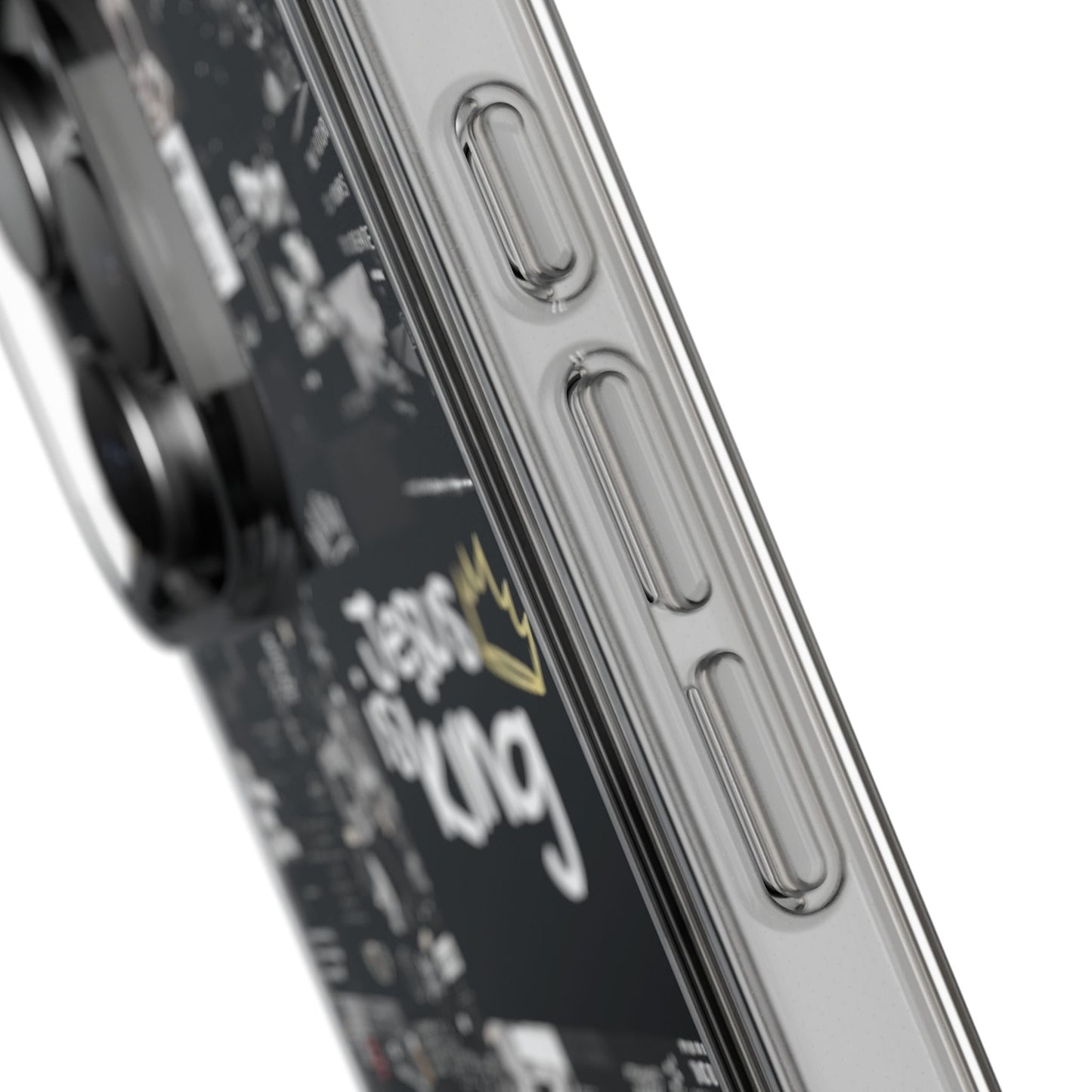 "Light In The Darkness " – Transparent Christian Phone Case