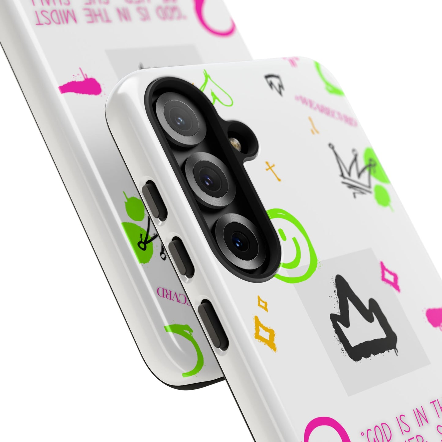 "Girl Power" - White Phone Case (Psalms 46:5)