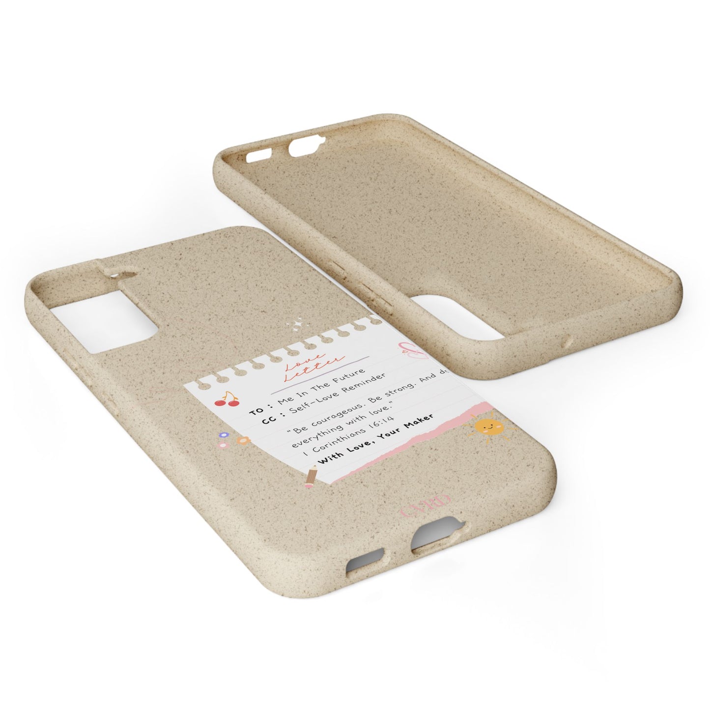 "Love Actually" - Biodegradable Phone Case (1 Corinthians 16:14)