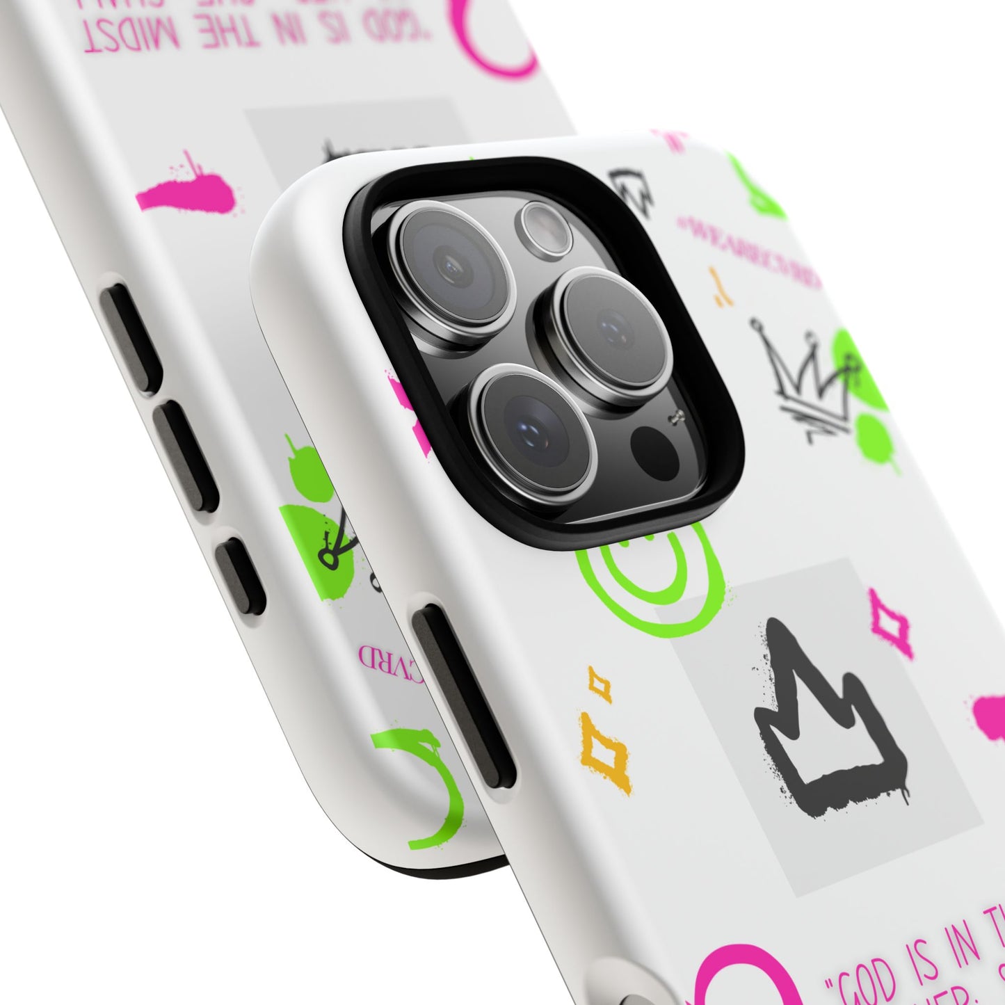 "Girl Power" - White Phone Case (Psalms 46:5)