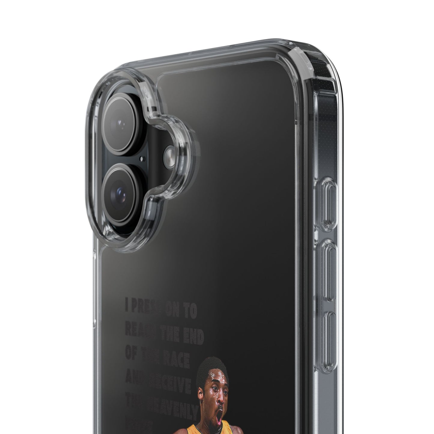 "Angel" – Transparent Phone Case (Philippians 3:14)