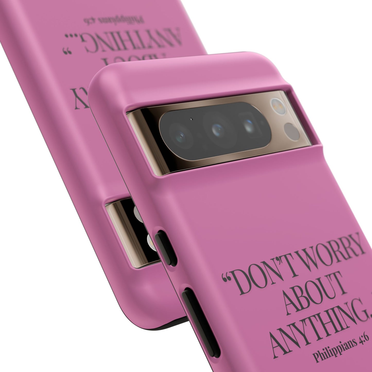Pretty in Pink Phone Case (Philippians 4:6)