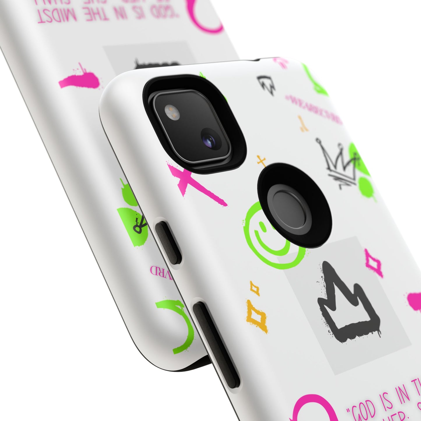 "Girl Power" - White Phone Case (Psalms 46:5)