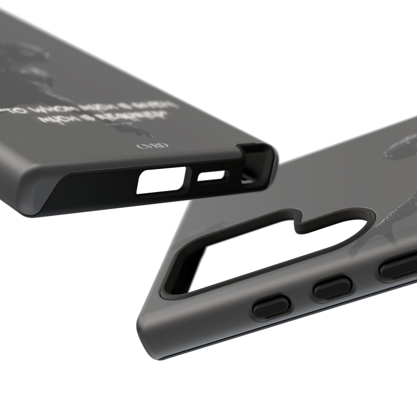 "Responsibility" - Black Phone Case (Luke 12:48)