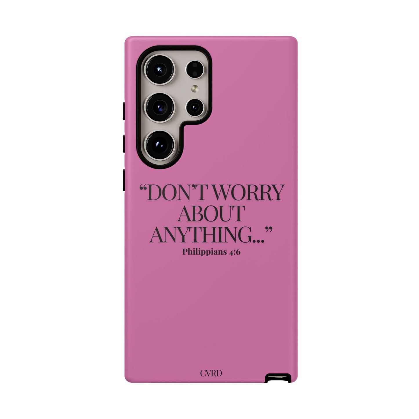 Pretty in Pink Phone Case (Philippians 4:6)
