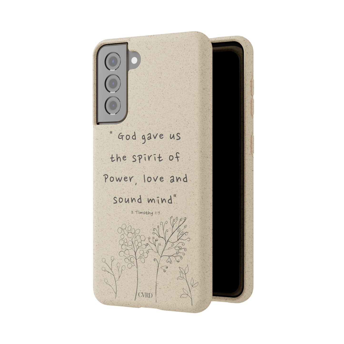 "Faith Over Fear" - Biodegradable Phone Case (2 Timothy 1:7)
