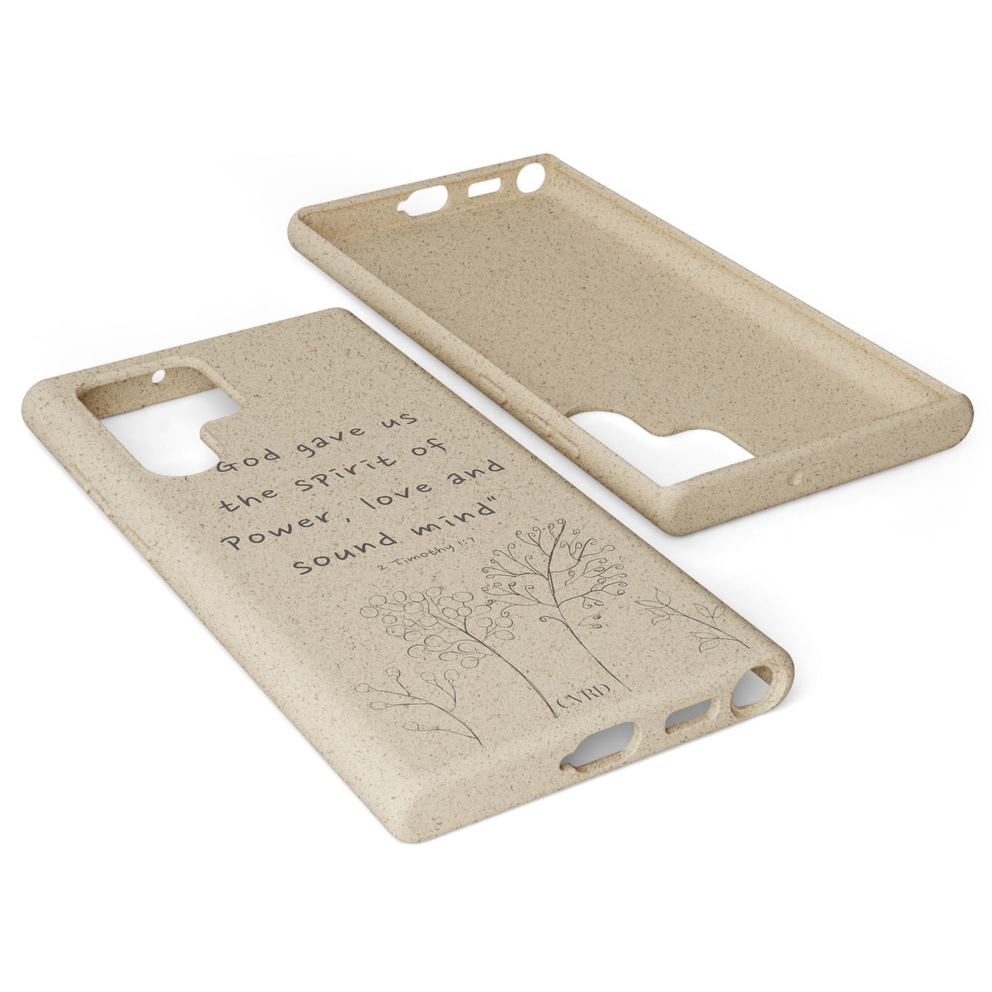 "Faith Over Fear" - Biodegradable Phone Case (2 Timothy 1:7)