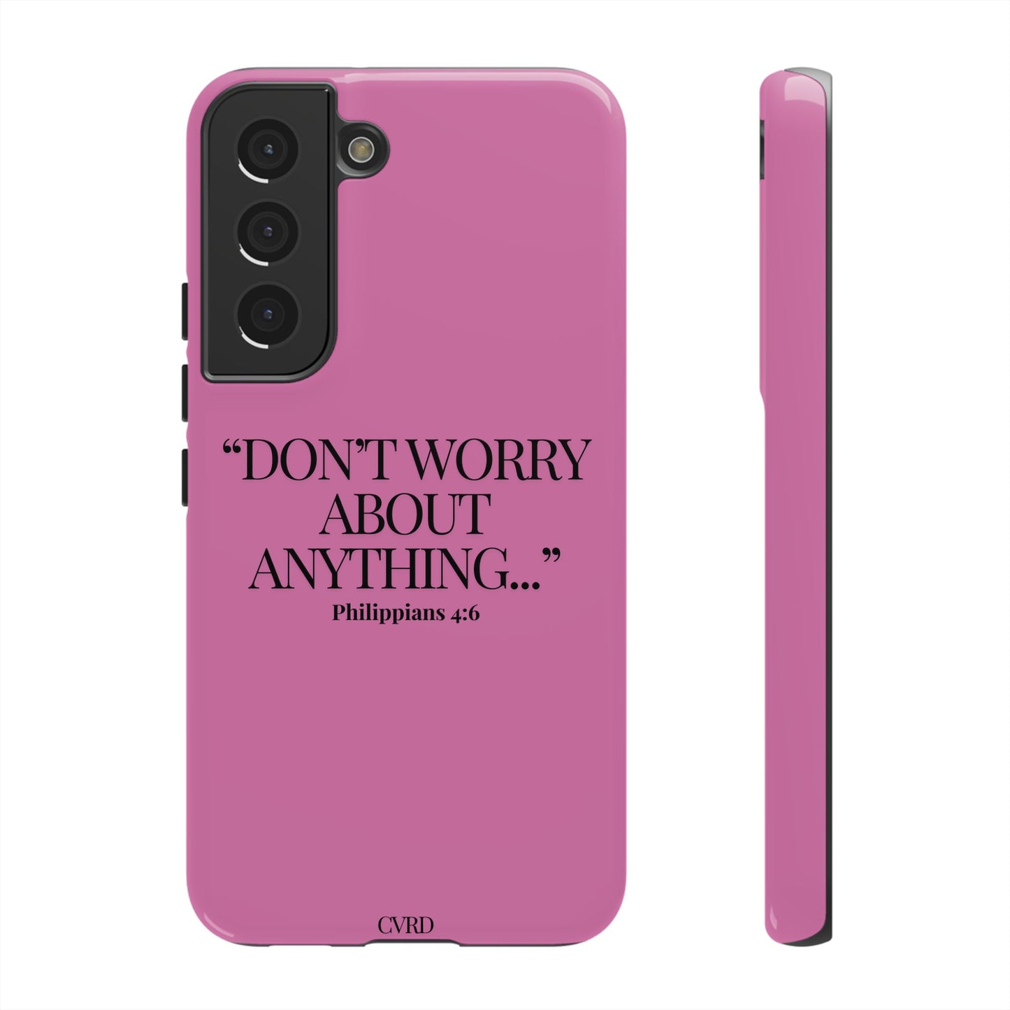 Pretty in Pink Phone Case (Philippians 4:6)